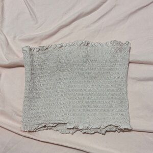 Garage Light Pink Smocked Top